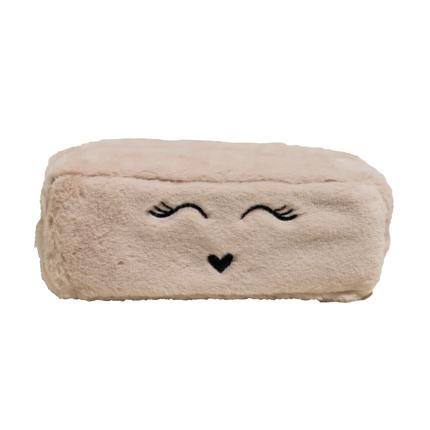 [52840E] pennenetui rechthoek fourrure 3 kl ass