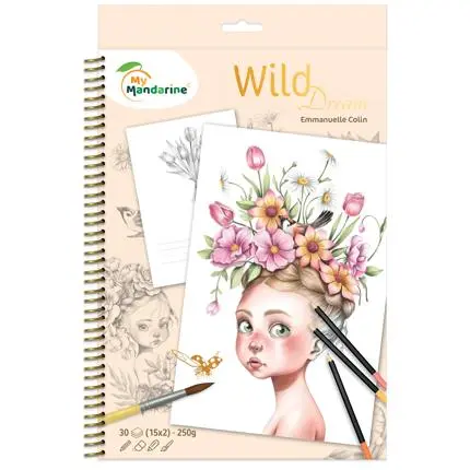 [GY163C] kleurboek wild a4