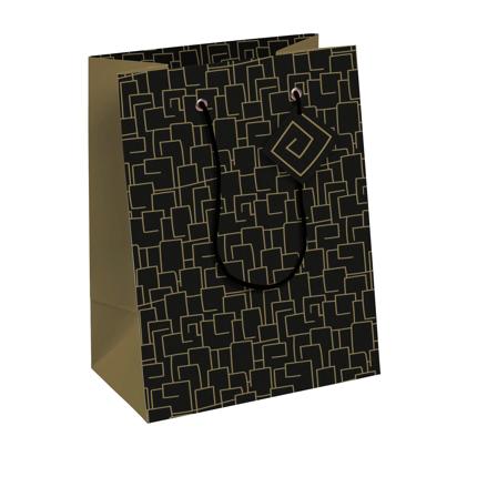 [32478-2C] SHOPPING TAS Archi, EXC sac large 26,5x14x33 cm - Zwart - Zwart - 6 stuks