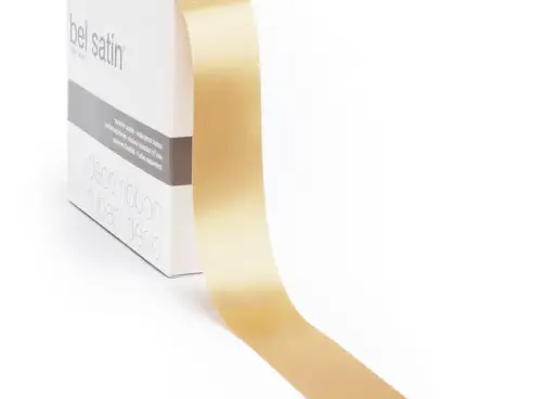 [5151991551L] bel satin ribbon 100m/15mm (gold 51l)