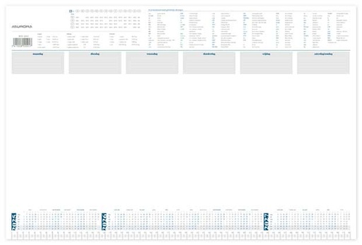 [0501] BUREELONDERLEGGER 40X60 NL 50BLZ