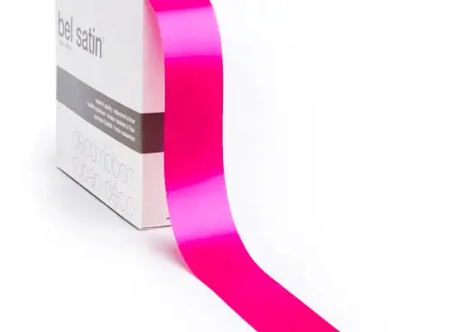 [5151992515] bel satin ribbon 100m/25mm (magenta 15)