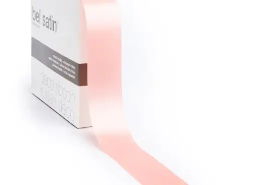 [51519925A18] bel satin ribbon 100m/25mm (midi rose a18)
