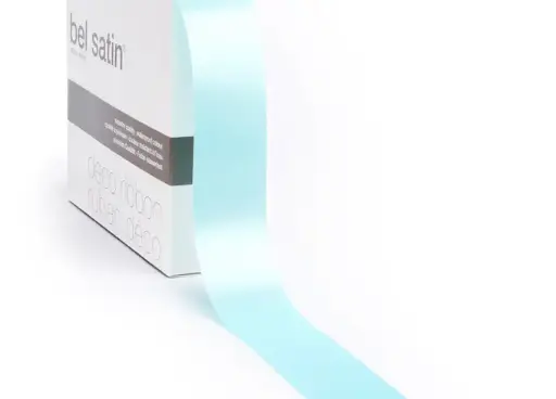 [51519925A40] bel satin ribbon 100m/25mm (light blue a40)