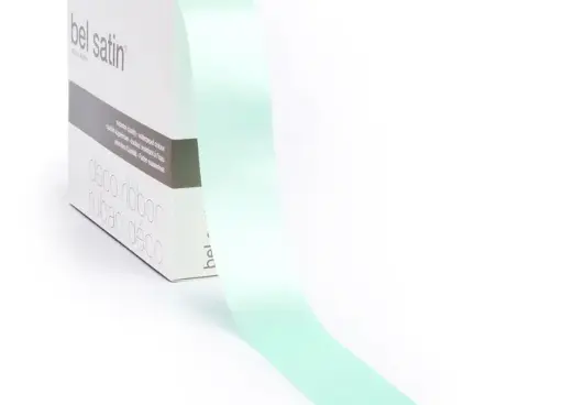 [5151994061] bel satin ribbon 100m/40mm (mint 61)