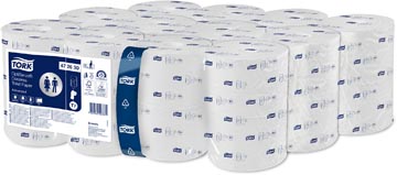 [TORK472630] Tork papier toilette Optiserve Coreless, 2-laags, 820 vellen, systeem T7, wit, pak van 24 rollen
