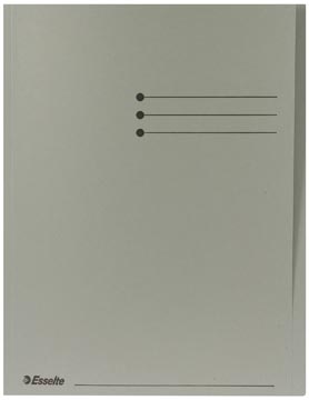 [2013407] pak 100xhemdmap grijs 180g.a4