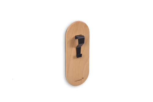 [7-122825] wooden papierhaak voor whiteboards magnetisch 2st