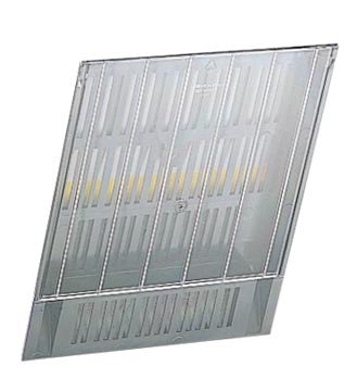 [1498TR] afdekplaat 0760 transp idealpl