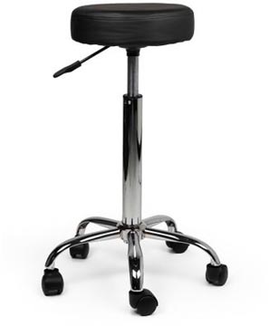 [8121115] tabouret zwart hoog