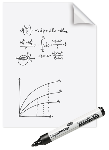 [7-159100] legamaster magic-chart whiteboard folie 60x80cm