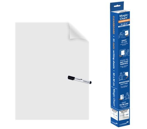 [7-159300] Legamaster Magic-Chart clearboard folie 60x80cm