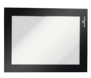 [487001] Informatiekader DURAFRAME® A6 - zelfklevend - zwart
