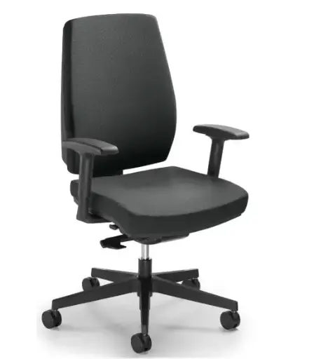 [20284686] Bureaustoel Ergo Sit met armleggers antraciet