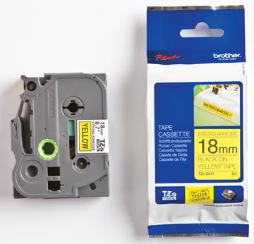 [TZES641] brother tape tze 18mm zw/gl extra