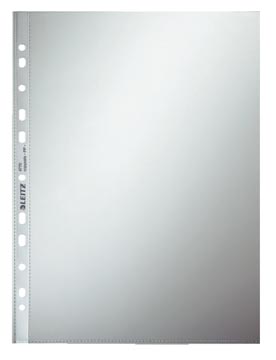 [47700002] leitz showtassen a4 glashelder transparant 80 micron pp (polypropeen) boven 11 gaten 4770 100 stuks