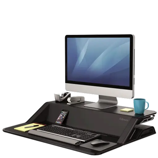 [00079] Fellowes Lotus Werkstation Zit-Sta Zwart