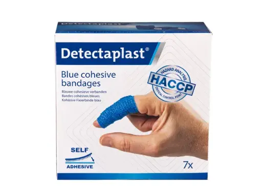 [90855] cohesief verband blauw 2,5cm x 4,5m - assortiment - 7pcs