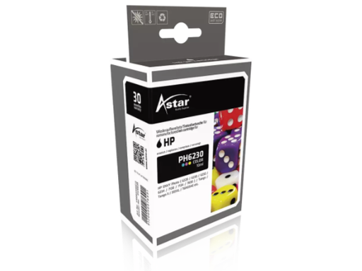 [AS70039] as70039 astar hp 303xl ph inkt 3-kleuren hc rebuilt 415pagina's chip 10ml