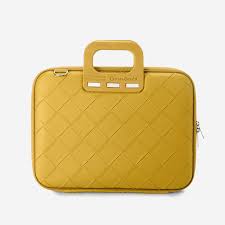 [E00874/6] BOMBATA INTRECCIATO  15,6" YELLOW