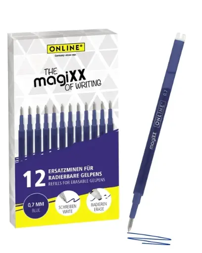 [ON40167] Gelschrijvervulling Online Magixx 0.7Mm Blauw Doos À 12 Stuks