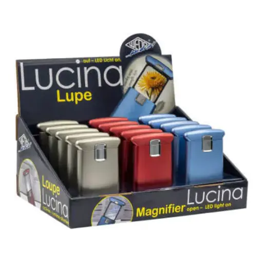 [271771599] Wedo® Lucina Rechthoekige Loep Met Led-Lampje