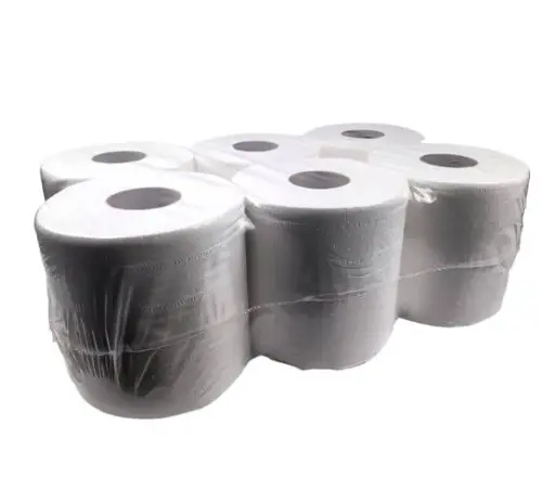 [B1148] Poetsrol Midi Wit 6X 2Lgs 160Mx20Cm Cellulose Kokerloos