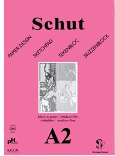 [SCH11812] Schut Tekenblok A2 180Gr Pink