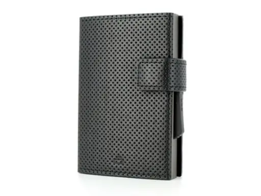 [CZS_TRAF_BLACK] Ogon Designs Cascade Zipper Snap, Traforato Black