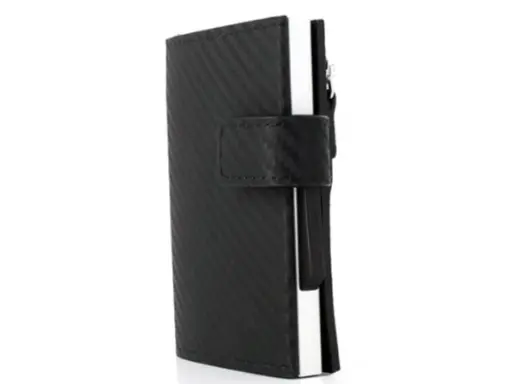 [CZS_S-CARBON] OGON DESIGNS CASCADE ZIPPER SNAP, CARBON (SILVER AL)