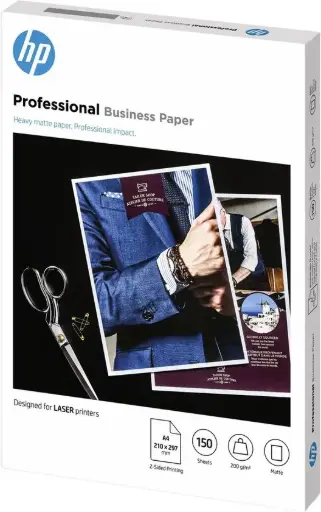 [7MV80A] Hp Professional Papier A4 (210X297Mm) 150Vel Wit 200Gr Mat