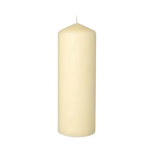 [13085] Stompkaars Ø 70 Mm 200 Mm Creme, 65 Branduren, 6/Doos