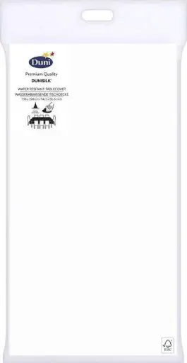 [153852] Duni Tafellakens 1,38 X 2,2 M White			 