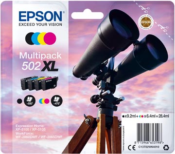 Epson 502 Xl ZWART Pack 