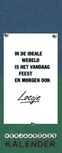 [9789464323009] Verjaardagskalender Interstat Loesje nr. 7